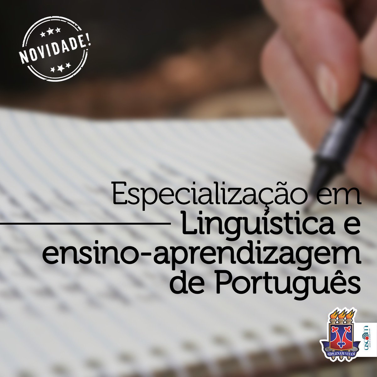 Uesb inscreve para Especialização em Linguística e ensino-aprendizagem de Português
