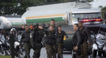 Forças Armadas e polícia escoltam 300 caminhões de alimentos ao Rio