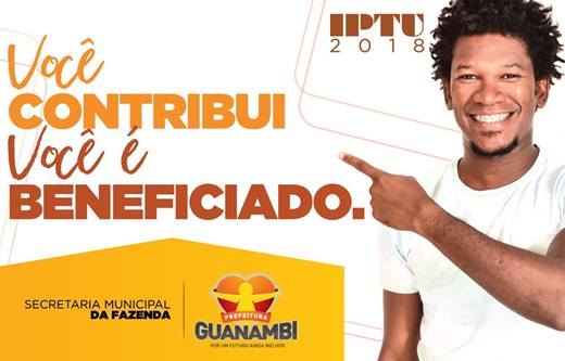 Guanambi: Contribuinte tem 10% de desconto no pagamento do IPTU até 30 de maio