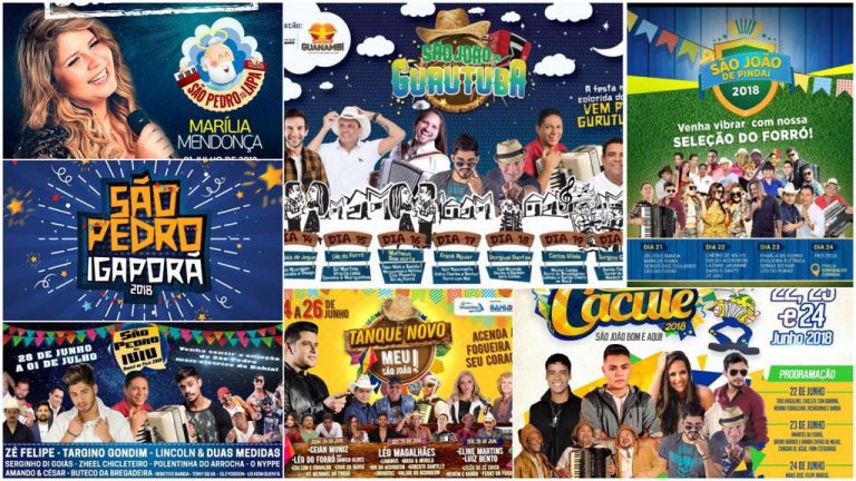 De Santo Antônio a São Pedro, veja a programação das festas da região