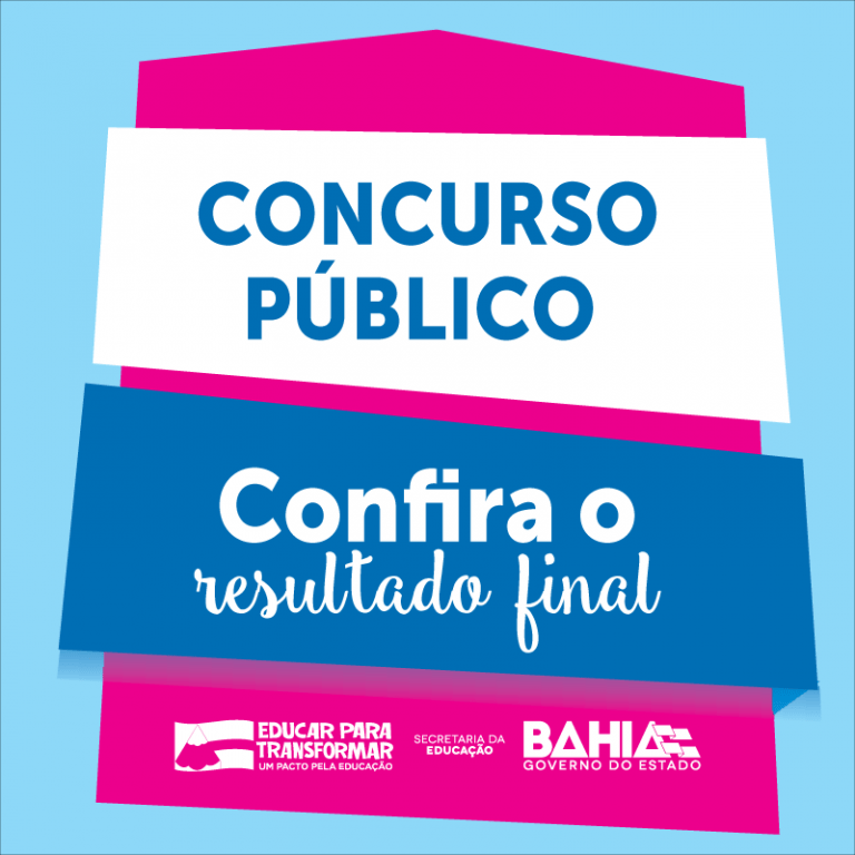 Estado divulga resultado final do concurso público para professor e coordenador pedagógico