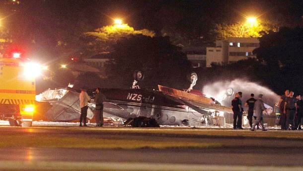 Queda de avião de pequeno porte deixa um morto em São Paulo