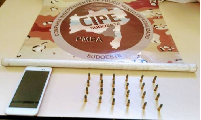 Cipe/Sudoeste prende receptador de produtos roubados e munições na zona rural de Guanambi