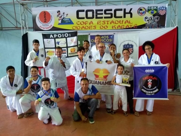 Equipe guanambiense de karatê brilha em campeonato estadual