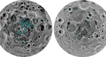 Nasa informa que a lua tem dois depósitos de gelo