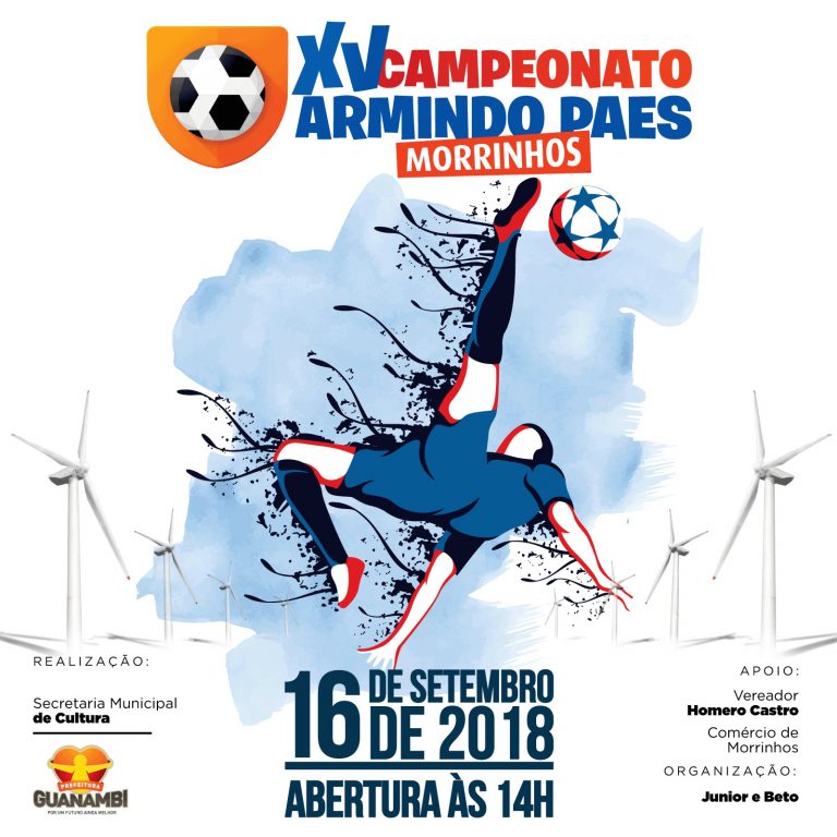 Abertura do Campeonato Armindo Paes em Morrinhos acontece neste domingo