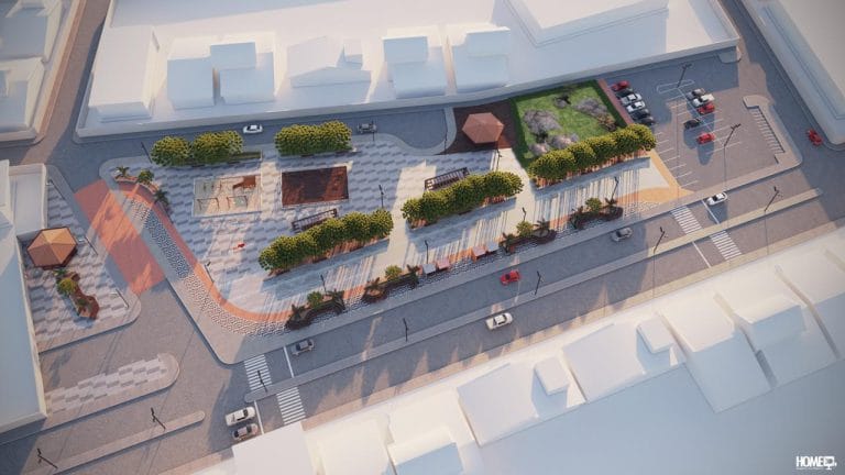 Prefeitura de Guanambi recebe projeto para construção de praça em frente ao CETEP