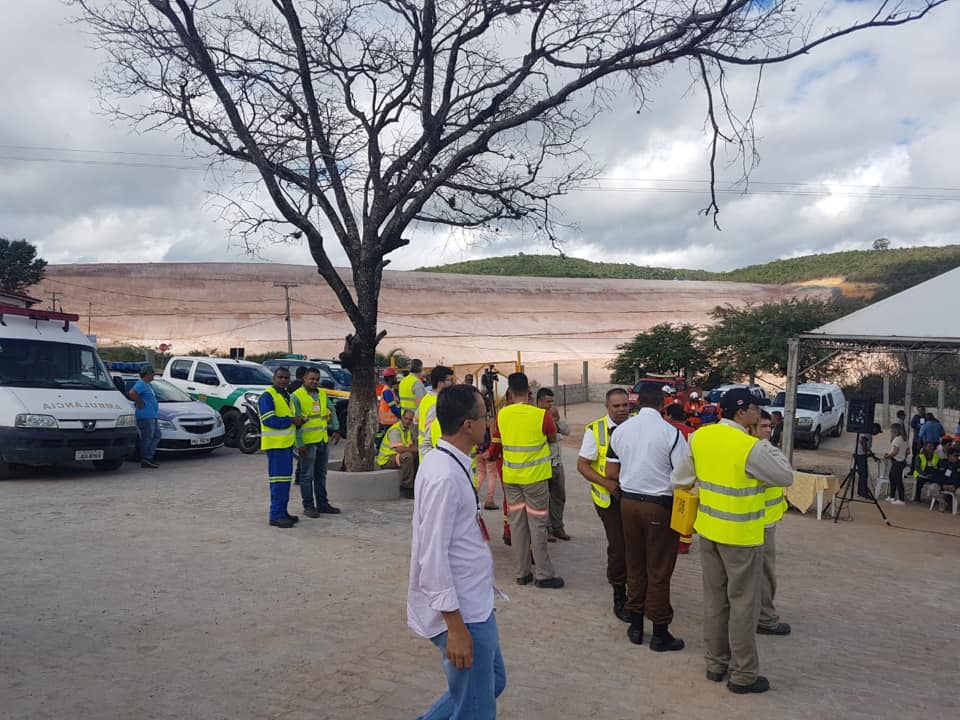 Defesa Civil de Guanambi participa de simulação de acidente com barragem em Jacobina