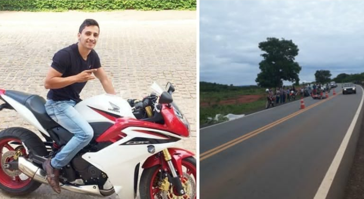 Jovem morre em acidente de moto na BR-122 em Urandi