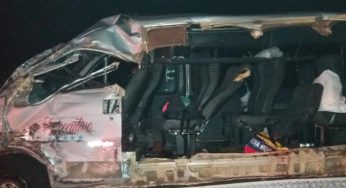 Acidente com Van que saiu da Bahia deixa cinco mortos em Minas