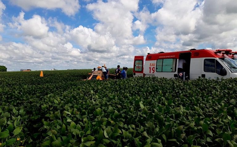 Piloto morre após avião cair em plantação de soja no Oeste Baiano