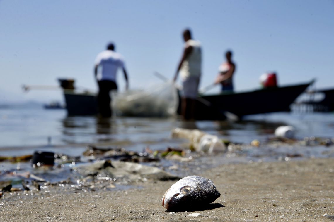 Um bilhão de litros de chorume são despejados na Baía de Guanabara