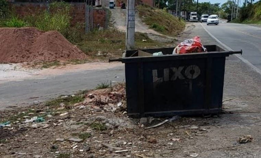 Recém-nascido morre após ser abandonado em contêiner de lixo em Salvador