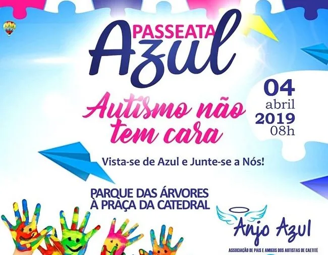 Passeata azul acontece nesta quinta-feira (04) em Caetité