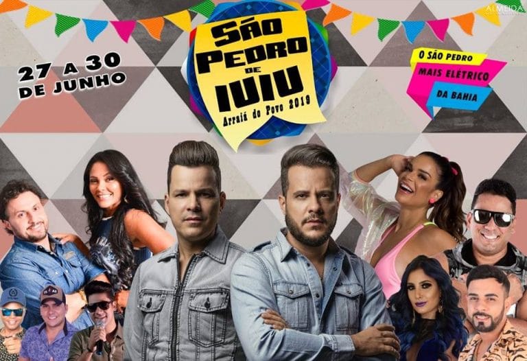 Veja a programação oficial do São Pedro de Iuiú 2019