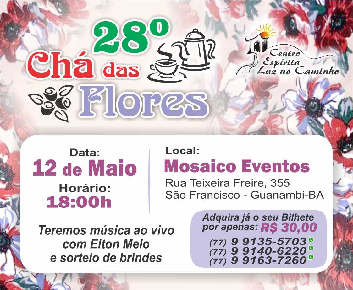 28º Chá das Flores acontecerá no próximo domingo em Guanambi