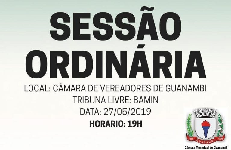 Câmara de Guanambi realizará sessão ordinária para debater construção da barragem de rejeitos da Bamin