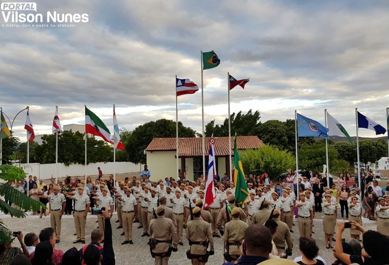 17º BPM realizou solenidade de formatura de 56 novos soldados em Guanambi