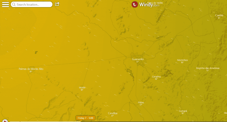 Meteorologia prevê mudança brusca da temperatura em Guanambi e Região