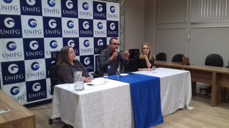 Coletiva da UniFG sobre o espetáculo Mnemosine reuniu vários representantes da imprensa