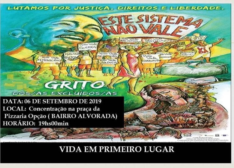 Grito dos excluídos e das excluídas acontecerá na próxima sexta-feira em Guanambi
