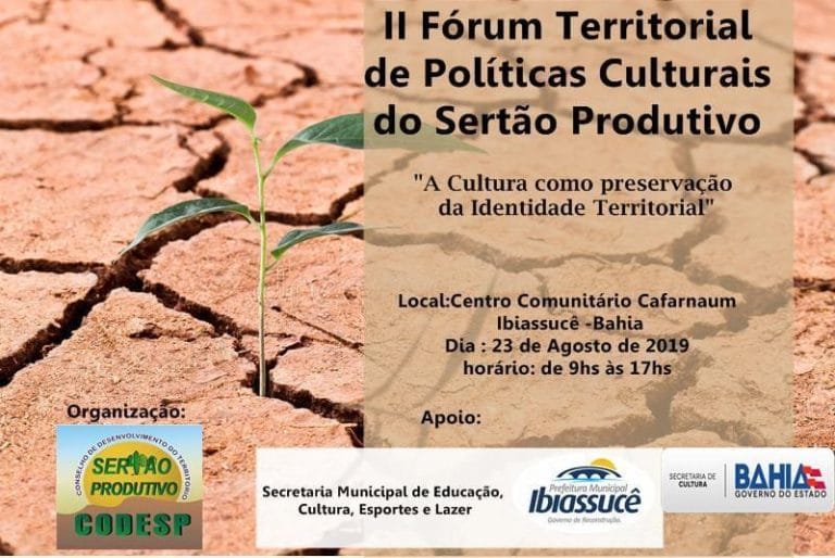 Preparação para Fórum Territorial de Políticas Culturais do Sertão Produtivo acontecerá nesta sexta-feira, em Ibiassucê
