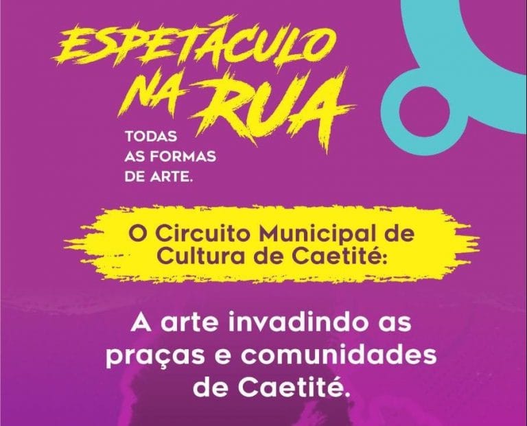 Caetité promoverá Espetáculo na Rua nesta quarta-feira (28)