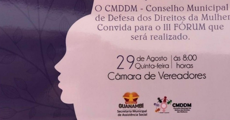 CMDDM realizará III Fórum de Entidades Civis não Governamentais, nesta quinta, em Guanambi