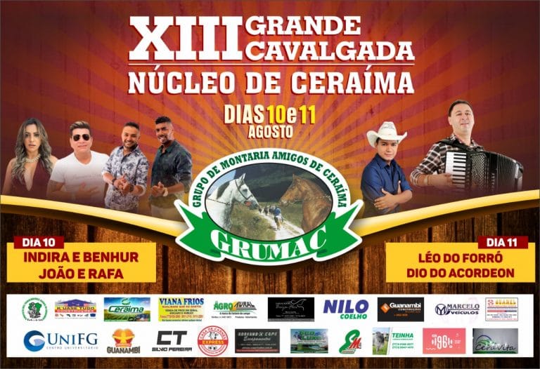 Cavalgada de Ceraíma será realizada neste fim de semana
