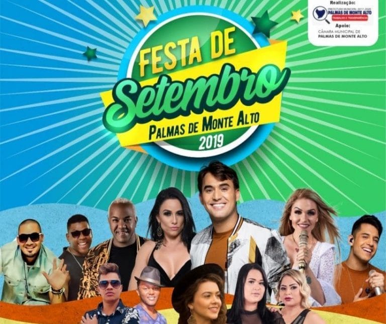 Festa de Setembro em Palmas de Monte Alto iniciará nesta sexta