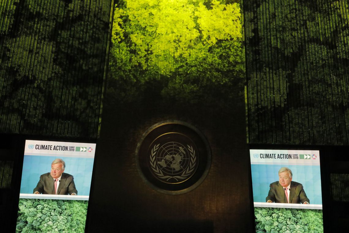 Chefe da ONU diz que se recusa a ser cúmplice de destruição da Terra