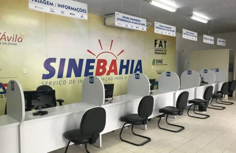 SineBahia divulga vagas de emprego em Feira de Santana, Lauro de Freitas, Salvador e Simões Filho