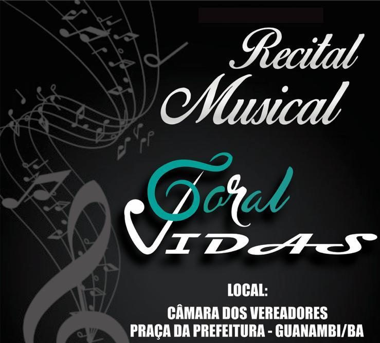 Coral Vidas realiza recital musical em Guanambi neste sábado (26)