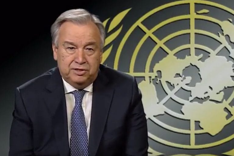 Secretário-geral da ONU pede ações de combate a mudanças climáticas