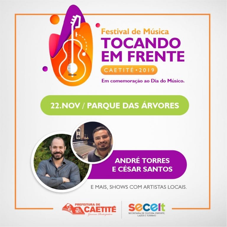 Caetité será palco do Festival de Música Tocando em Frente
