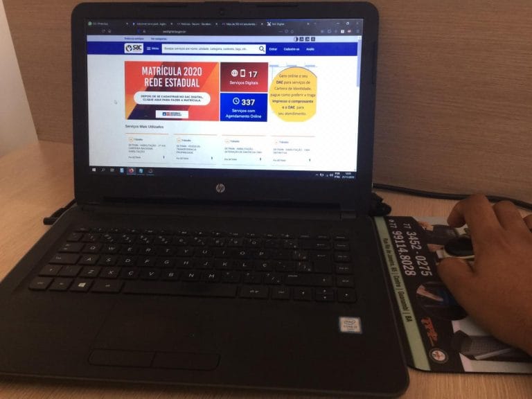 Mais de 500 mil estudantes da rede estadual devem renovar a matrícula a partir desta quinta pelo SAC Digital