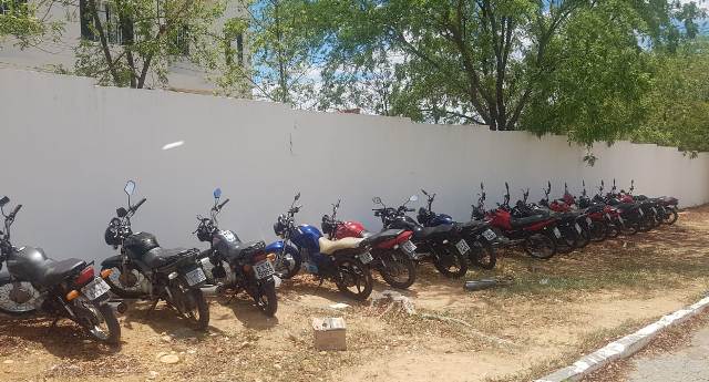 67 motocicletas foram apreendidas em Guanambi