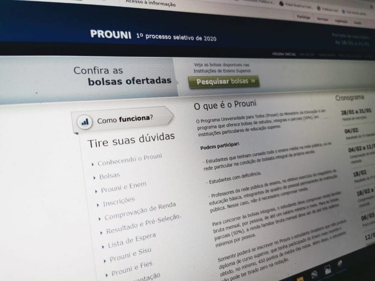 Suspenso, Prouni tem 94 bolsas disponíveis em Guanambi