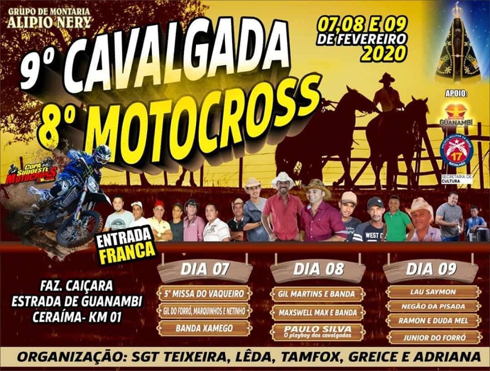 Em homenagem ao Sargento Teixeira, família divulga programação da 9ª Cavalgada e 8º Motocross