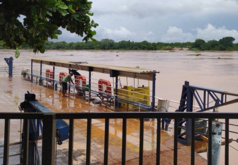Nível do rio São Francisco passa de sete metros no Norte de Minas