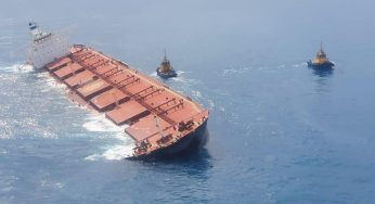 Marinha confirma vazamentos em navio com minério de ferro da Vale