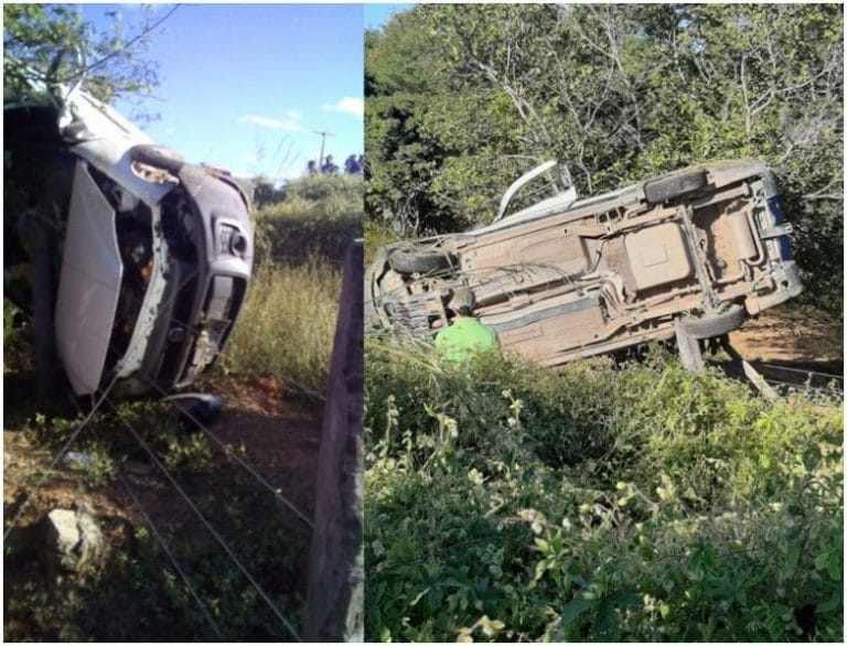 Mulher morre após capotar carro na BA-160, em Iuiú