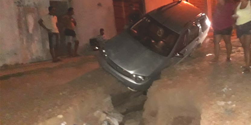 Após acidente, moradores reclamam de situação precária de ruas em bairro de Guanambi