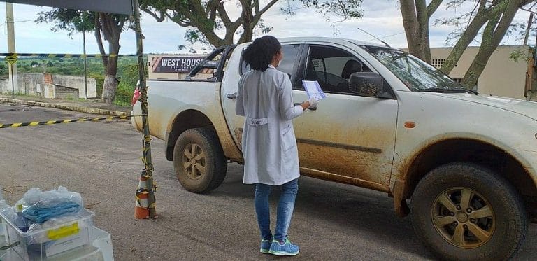 Profissionais foram atingidas por tiros em barreira sanitária no município de Barra do Choça