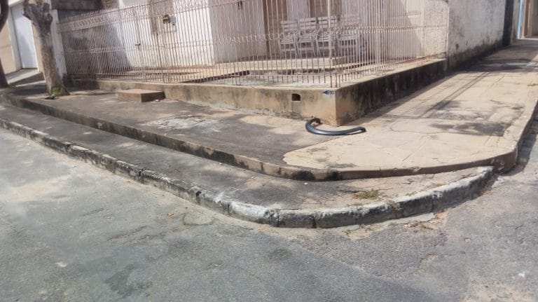 Idosa de 86 foi atropelada no bairro Paraíso em Guanambi