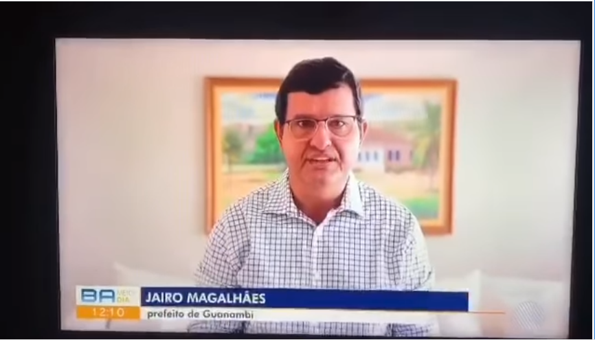 Após polêmica, prefeito Jairo Magalhães fala à TV Sudoeste