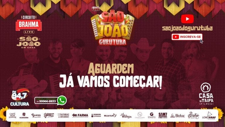 Acompanhe o primeiro dia da Live do São João do Gurutuba