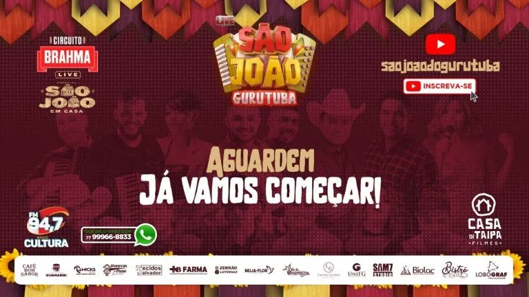 Acompanhe o segundo dia da Live do São João do Gurutuba