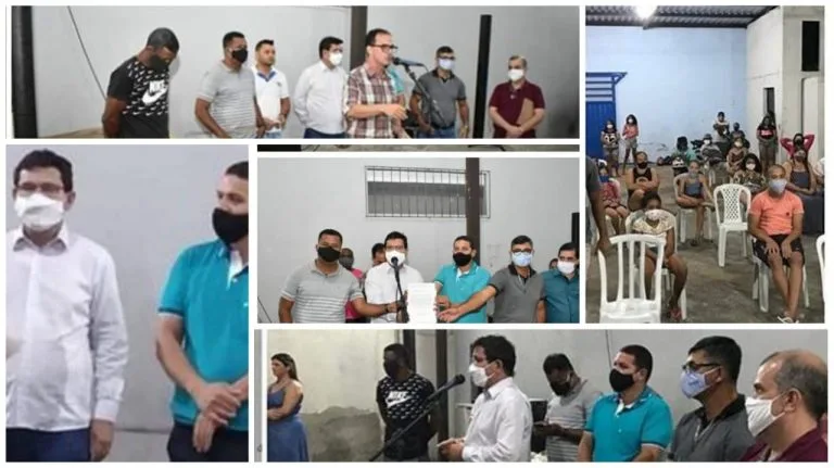 Prefeito e vereadores de Guanambi descumprem decreto e promovem evento político