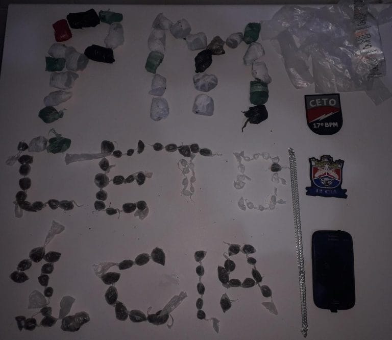 Polícia prende suspeito de tráfico de drogas em Guanambi